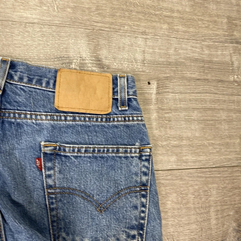 Vintage Levis 511 Jeans Mens 31x32 Blue Denim Slim Fit Tapered‎ Leg Zip Fly